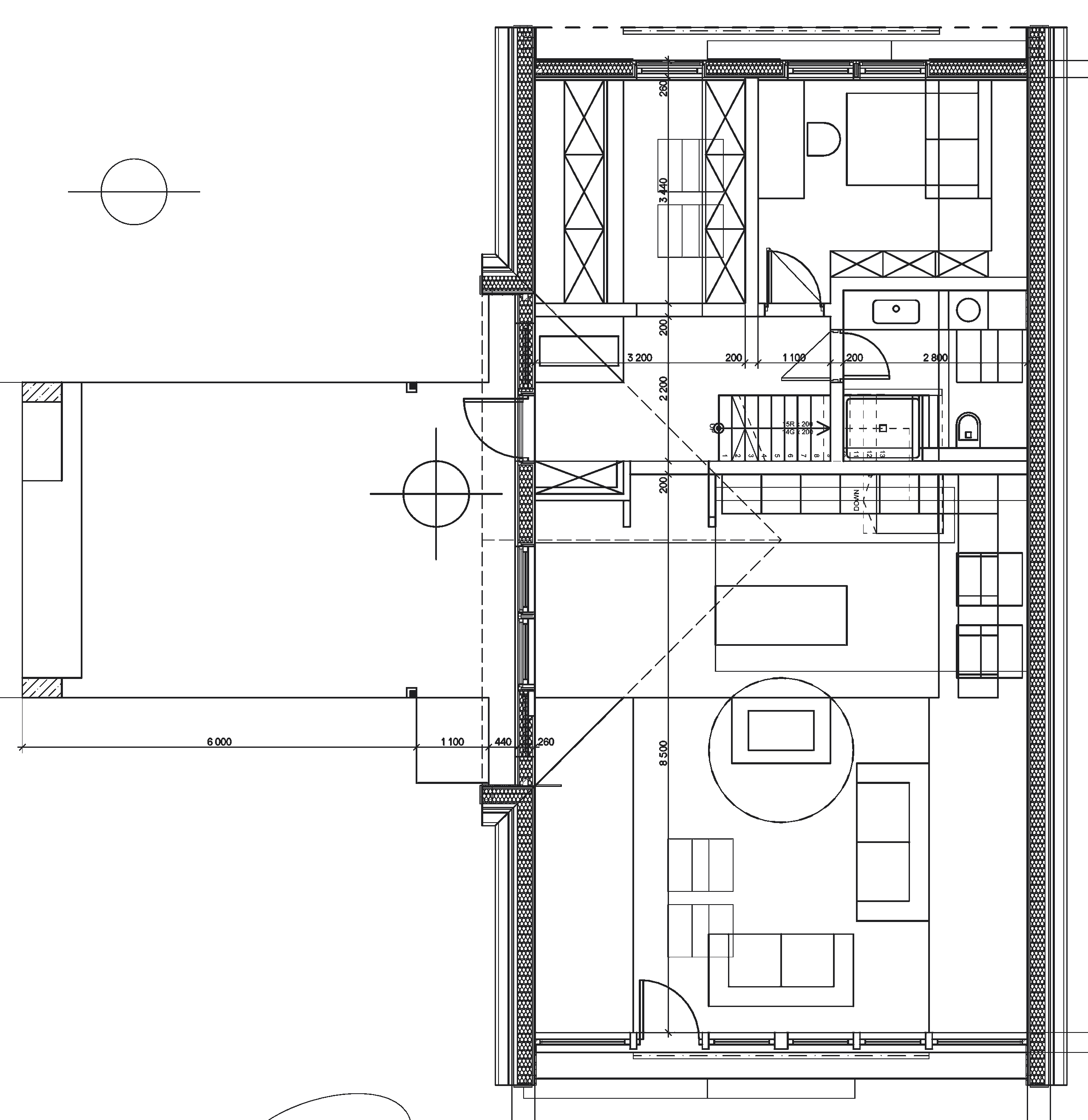 Countryside Cabin floor plan 1