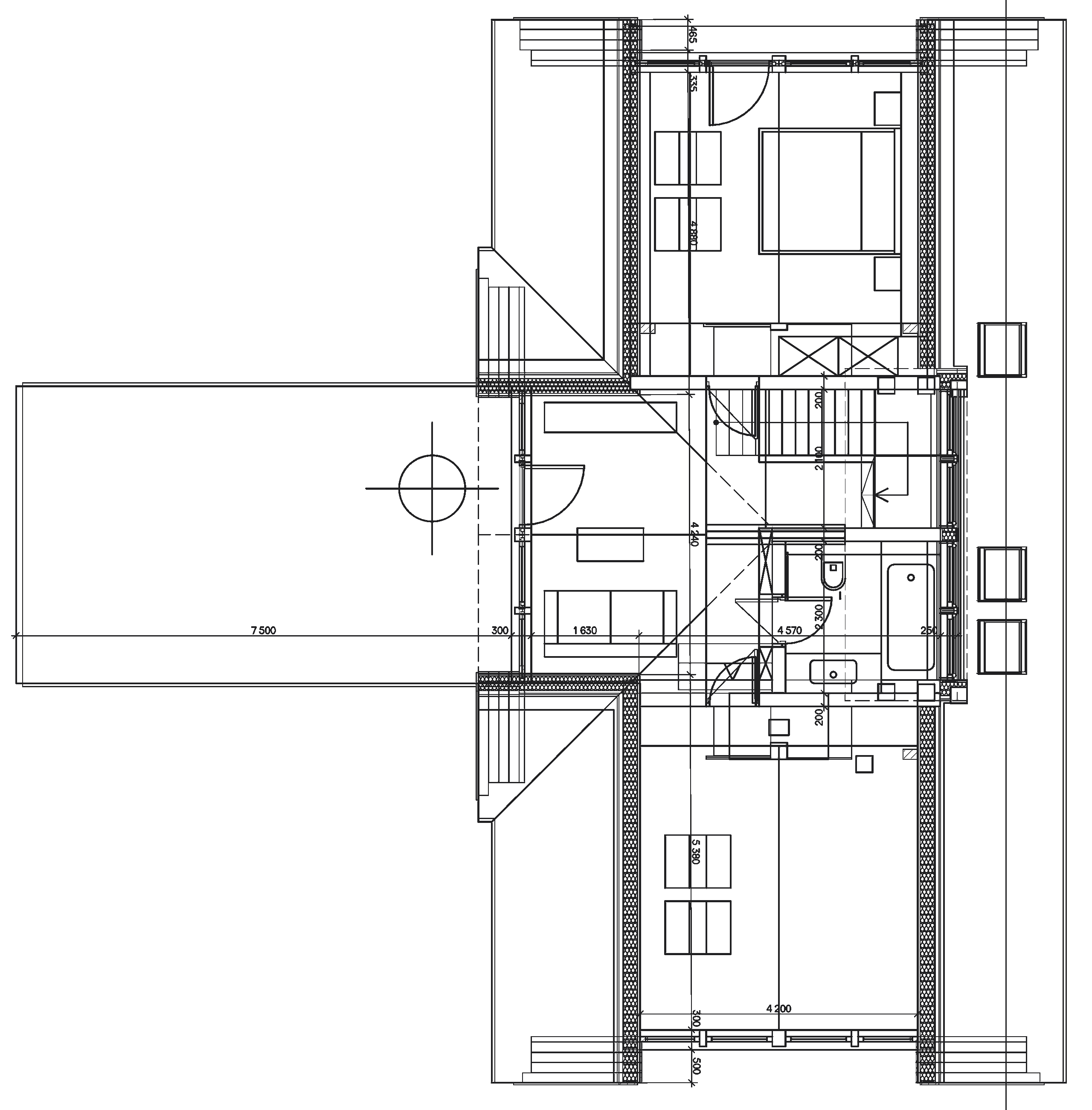 Countryside Cabin floor plan 2