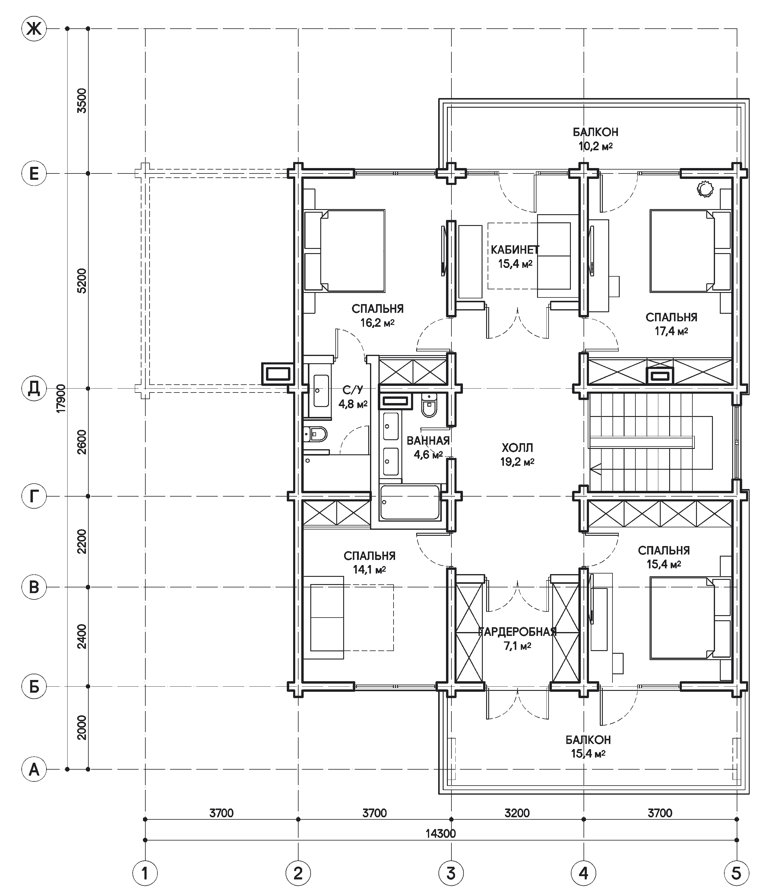 Elvira Wooden House floor plan 2