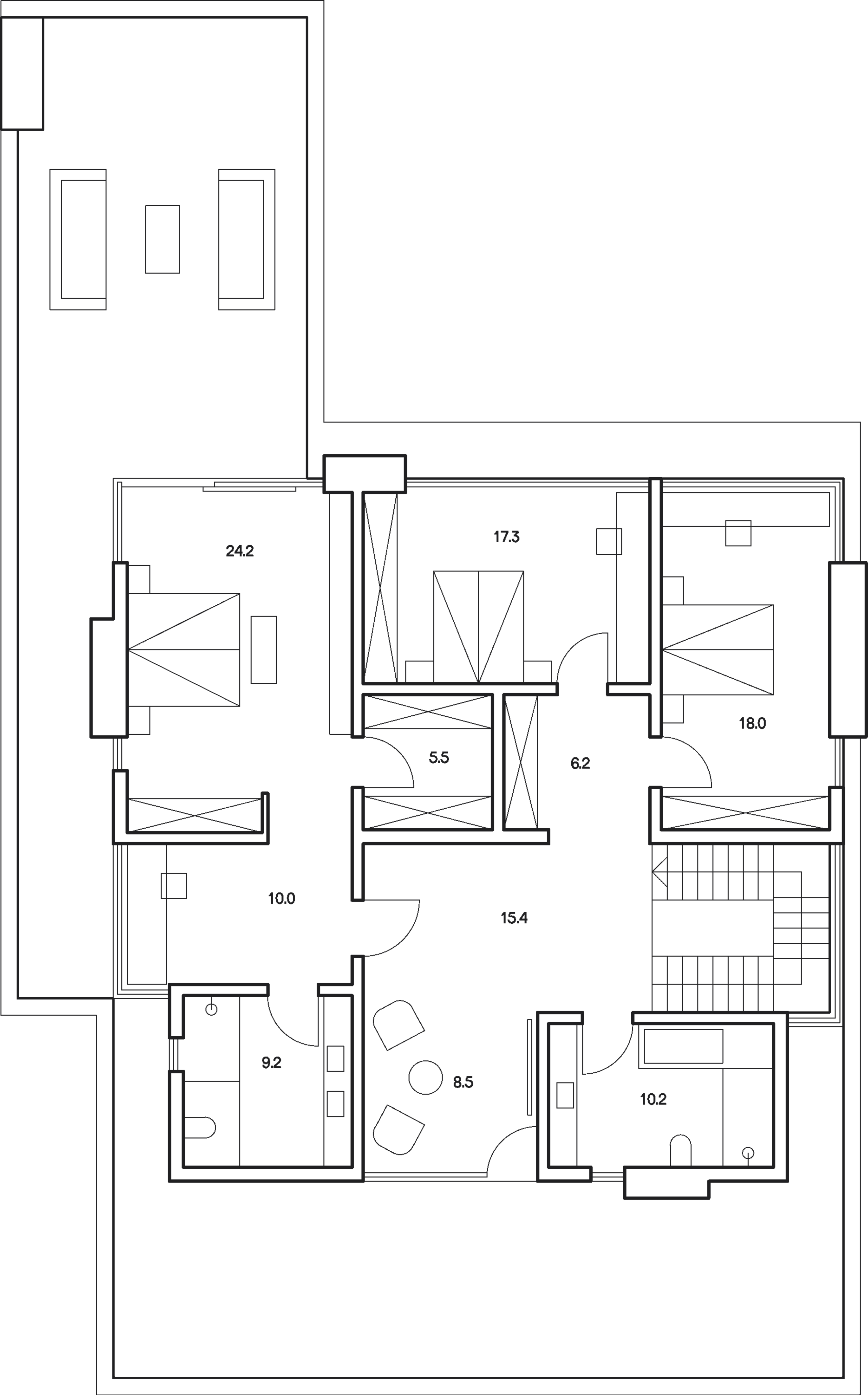 Oka Villa XL floor plan 2