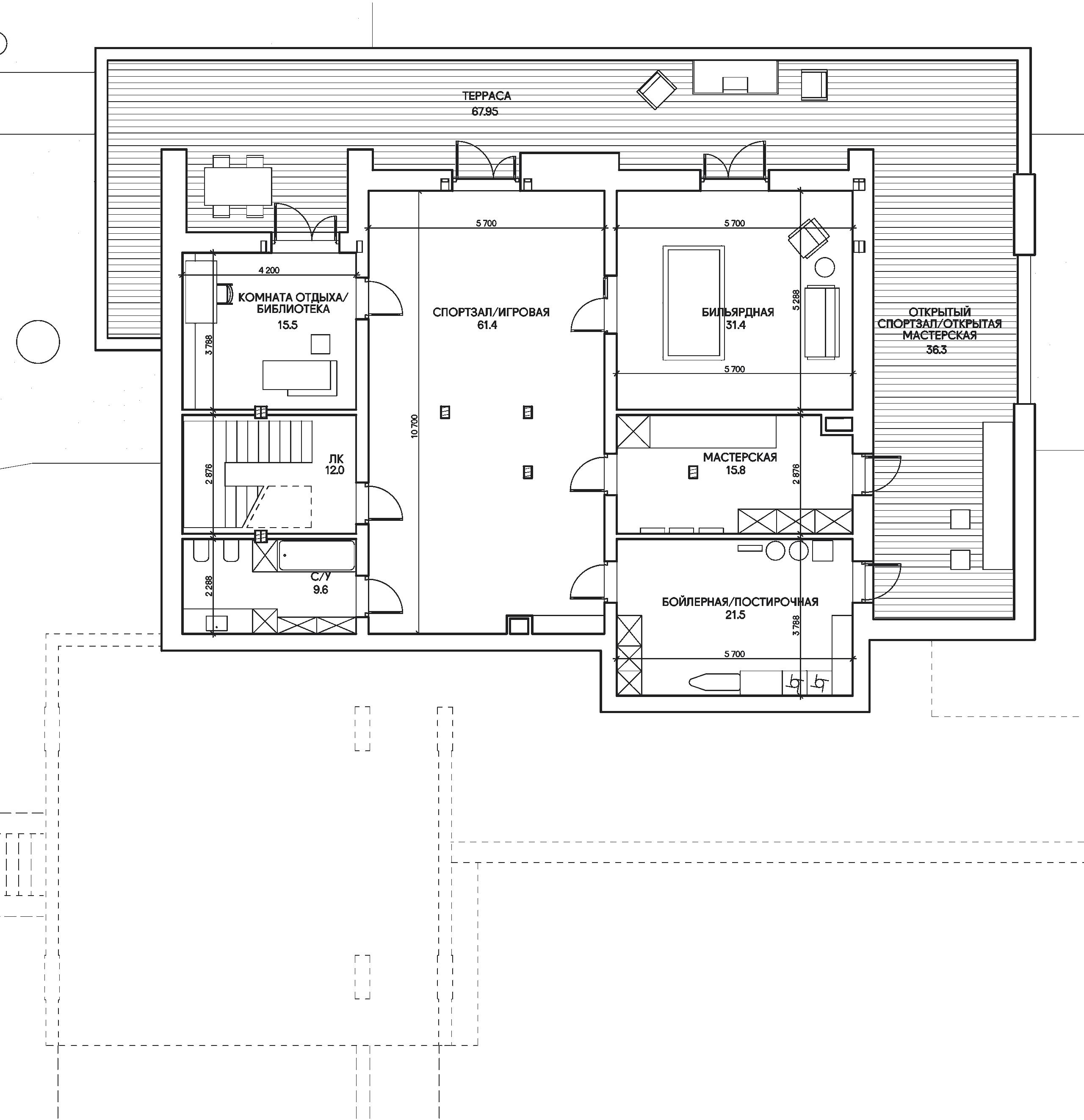 Villa Lugano floor plan 1