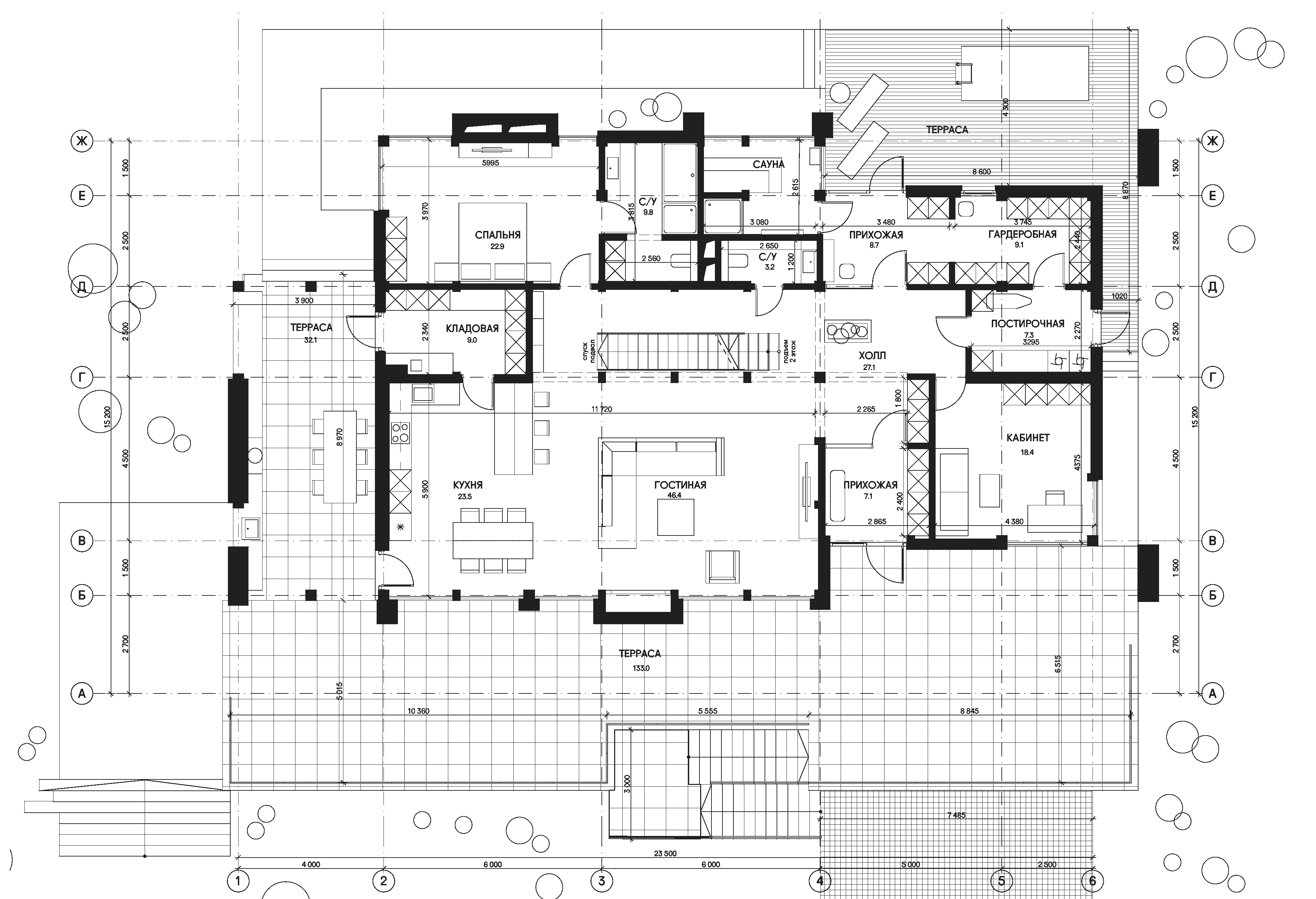 Villa Montreux floor plan 1