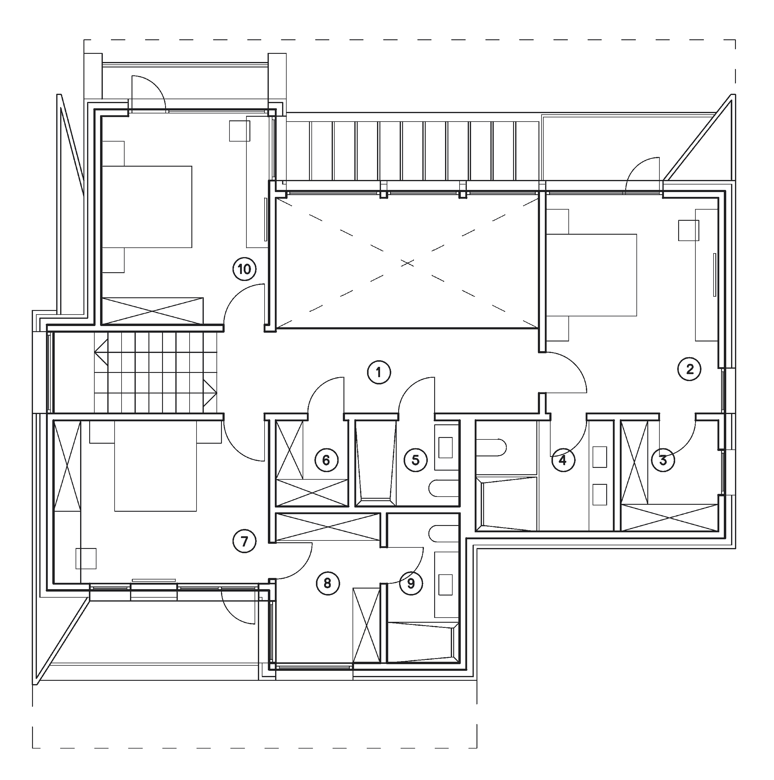 Villa Trentino floor plan 2